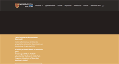 Desktop Screenshot of musikverein-holdorf.de
